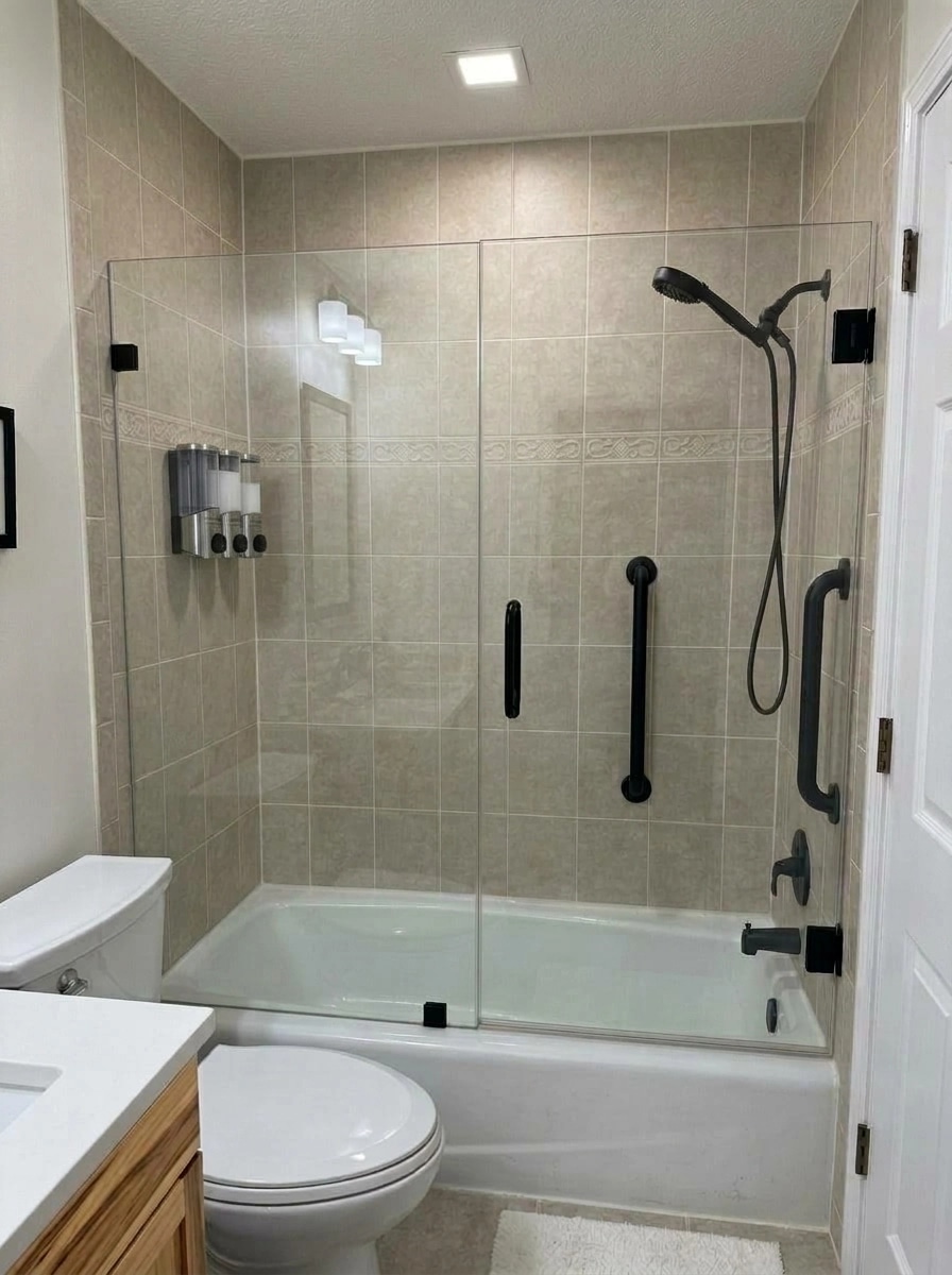 Bathroom interior in no_style style — photo by GenRoom AI