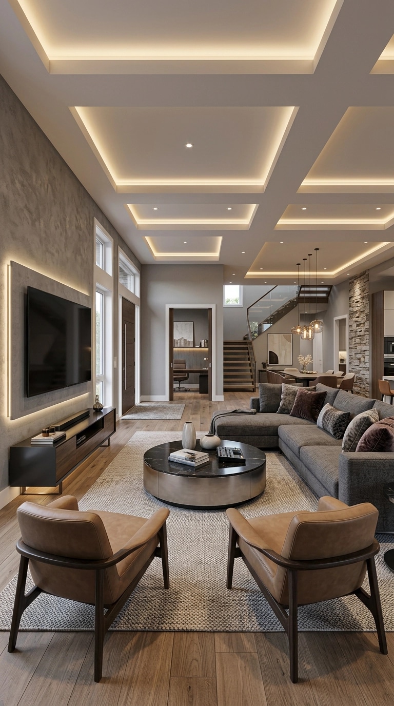 Interior design in Contemporary style — Living Room by GenRoom AI