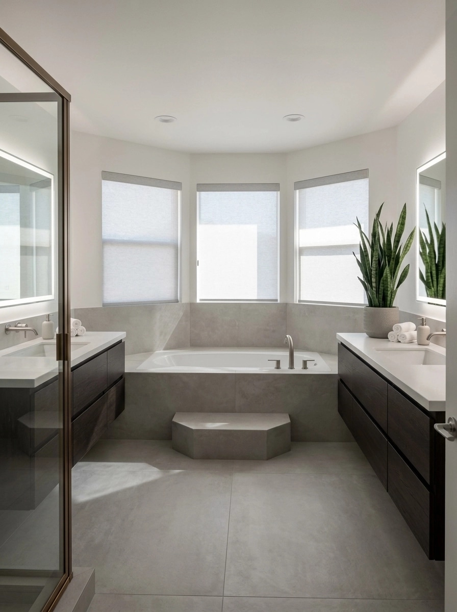 Minimalism Bathroom design — interior photo by GenRoom AI