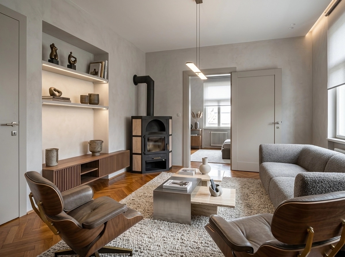 Interior design in Contemporary style — Living Room by GenRoom AI