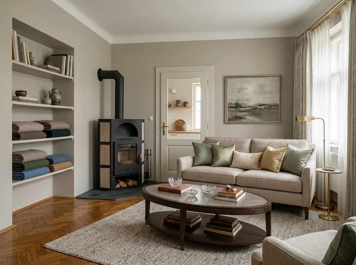 Interior design in Transitional style — Living Room by GenRoom AI