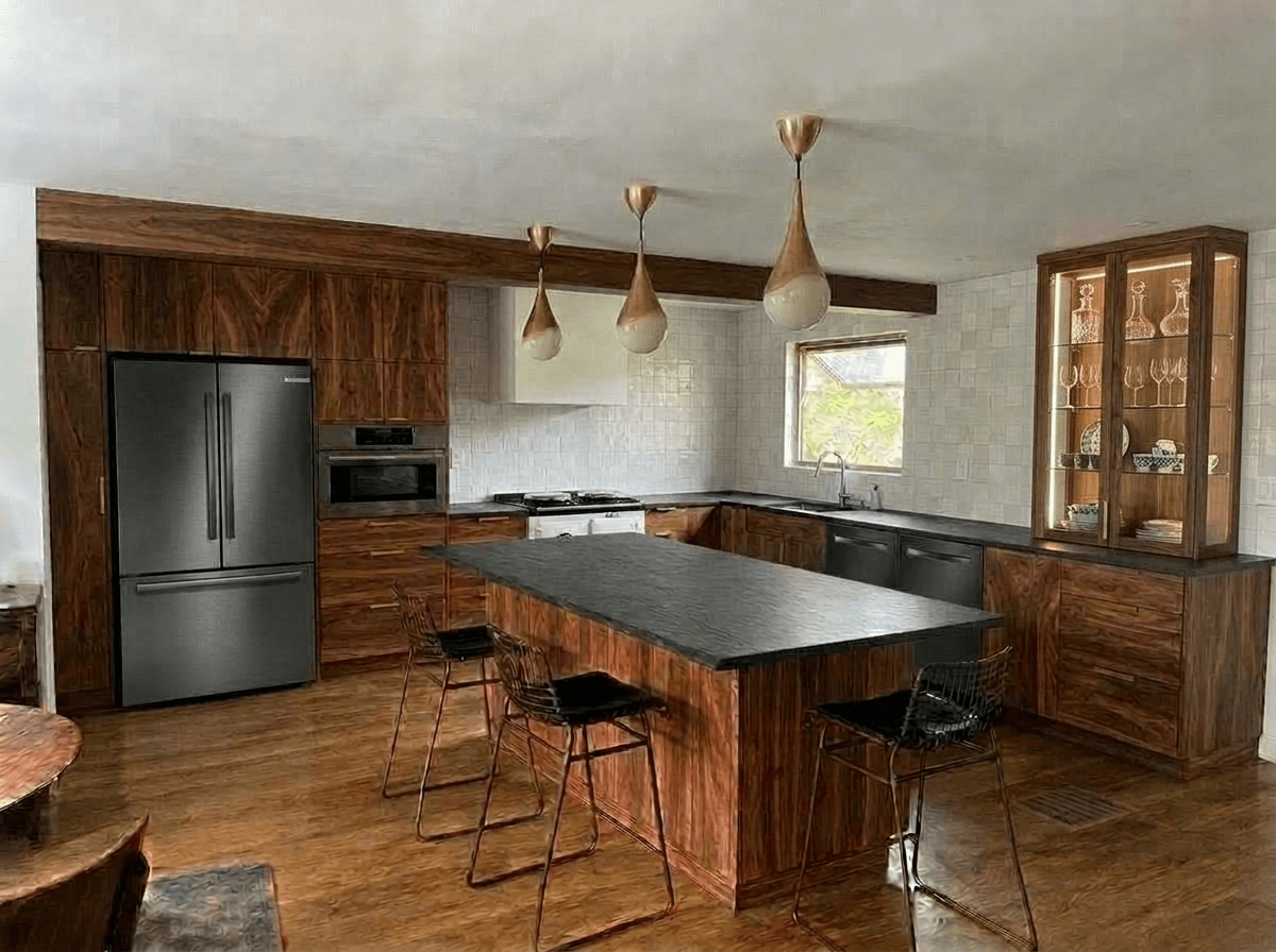 Kitchen interior in no_style style — photo by GenRoom AI