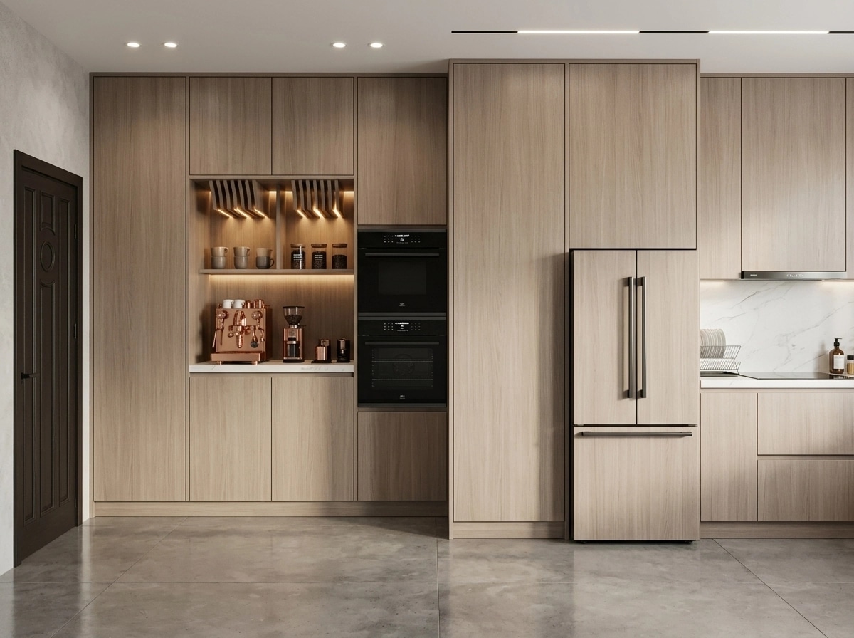 Kitchen interior in Contemporary style — photo by GenRoom AI