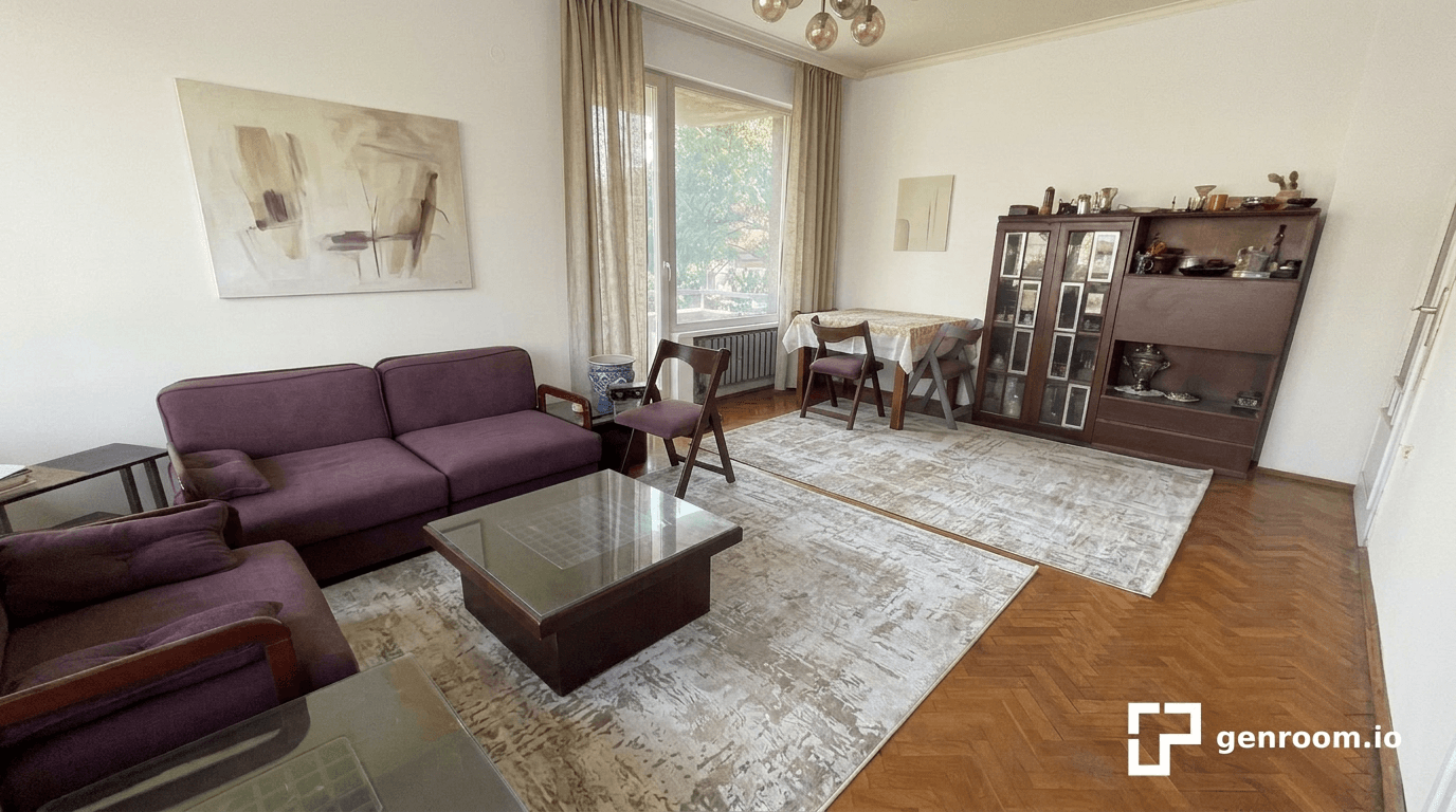 Interior design in Scandinavian style — Living Room by GenRoom AI