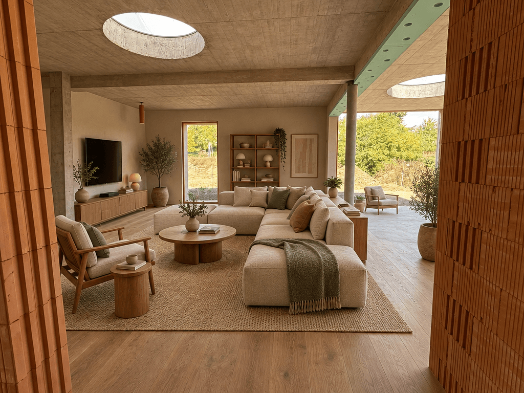 Interior design in Japandi style — Living Room by GenRoom AI