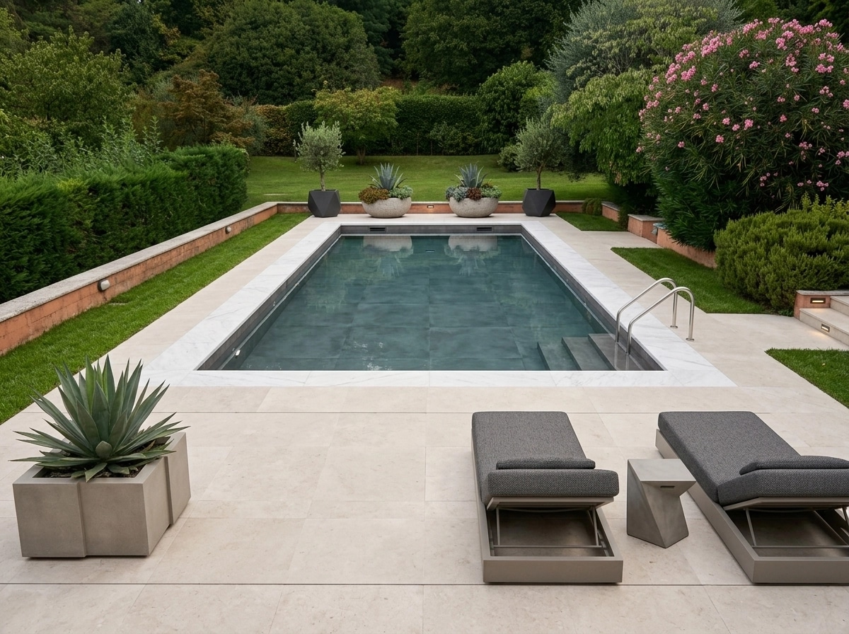 Landscape design in Minimalist Yard style — Yard by GenRoom AI