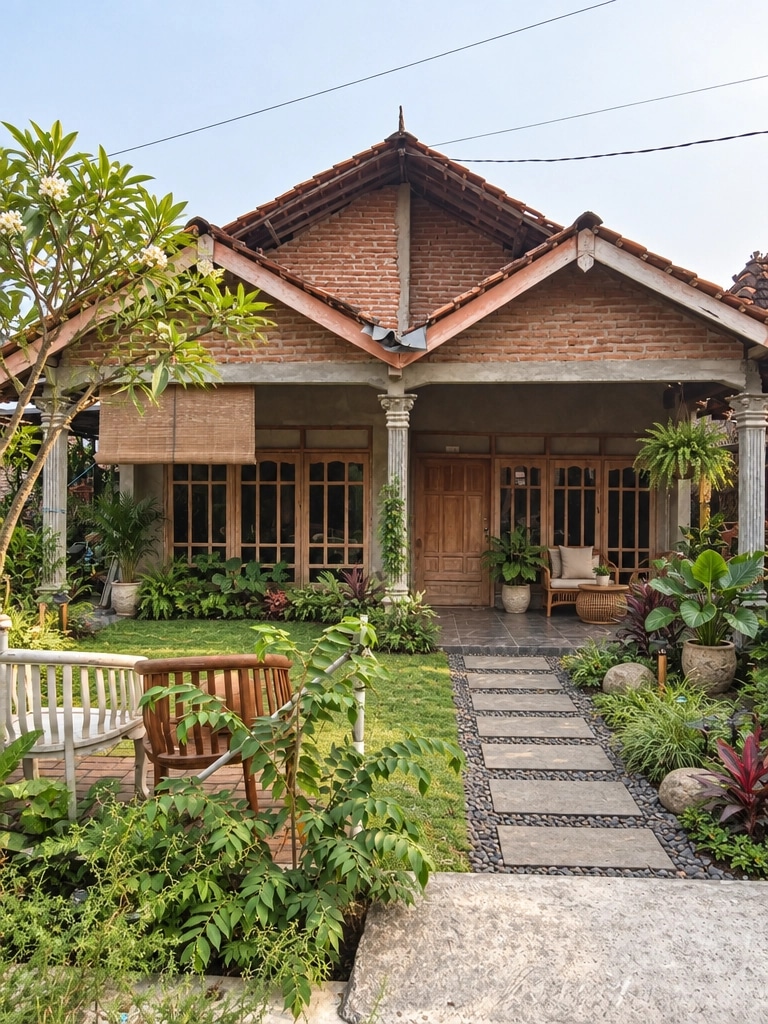 Landscape design in Eco Natural Garden style — Yard by GenRoom AI