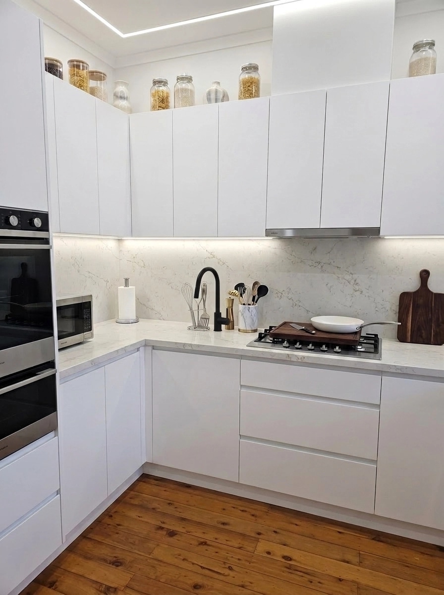 Interior design in Contemporary style — Kitchen by GenRoom AI