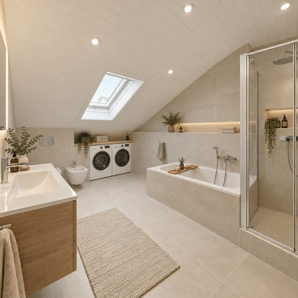 Bathroom interior in no_style style — photo by GenRoom AI