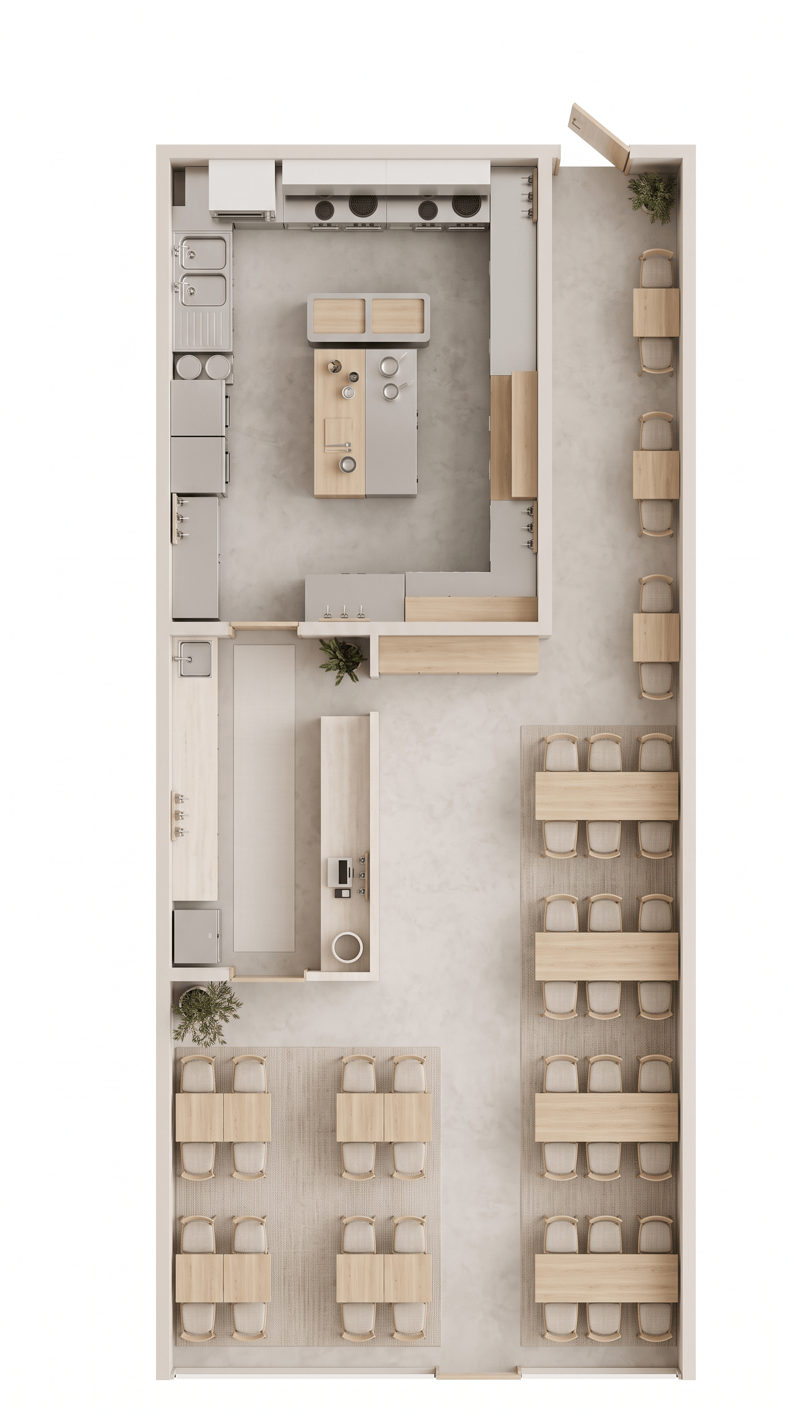 Interior design in Minimalism style — Living Room by GenRoom AI