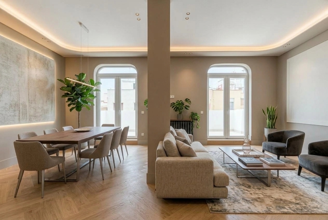 Interior design in Contemporary style — Living Room by GenRoom AI