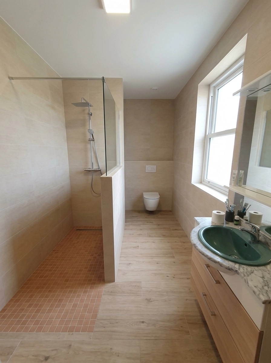 Bathroom interior in no_style style — photo by GenRoom AI
