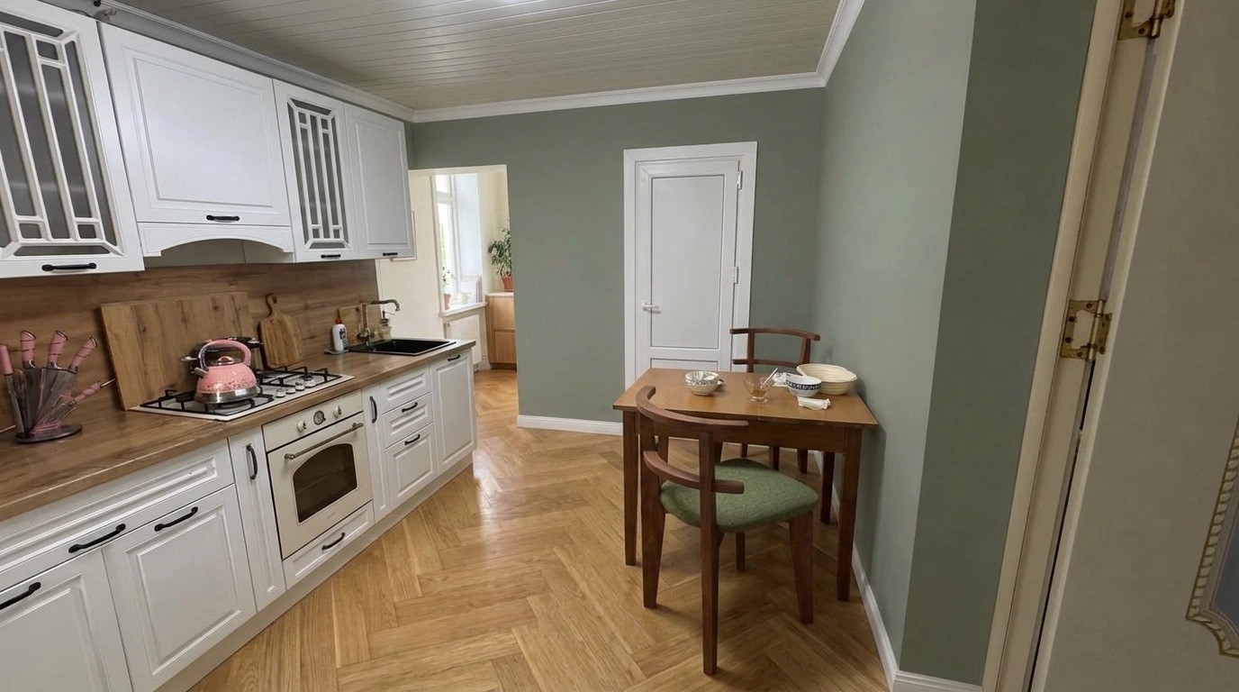 Kitchen interior in no_style style — photo by GenRoom AI