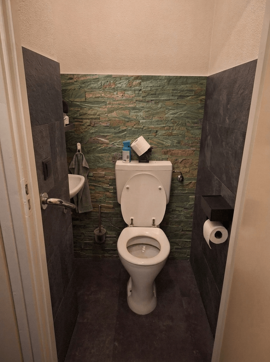 Bathroom interior in no_style style — photo by GenRoom AI