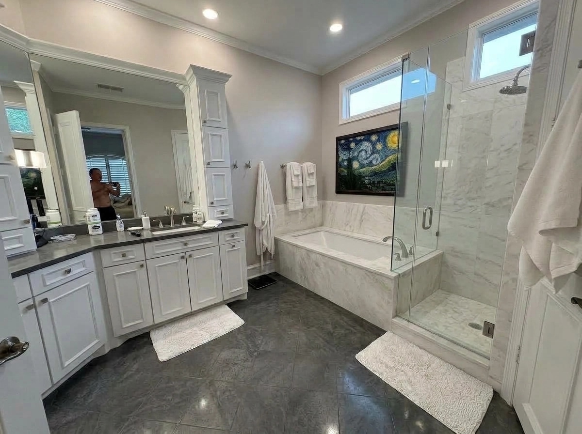 Bathroom interior in no_style style — photo by GenRoom AI