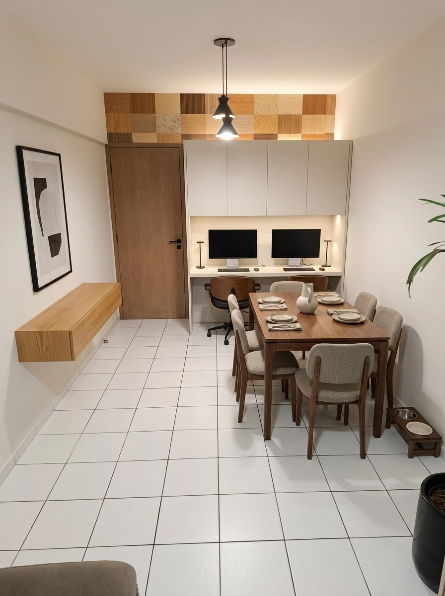 Interior design in Minimalism style — dining_room by GenRoom AI