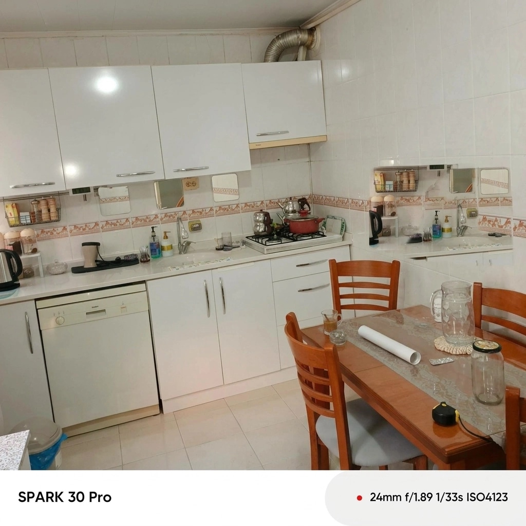 Kitchen interior in no_style style — photo by GenRoom AI