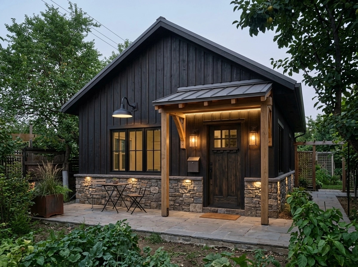 Facade design in Barnhouse Facade style — Facade by GenRoom AI