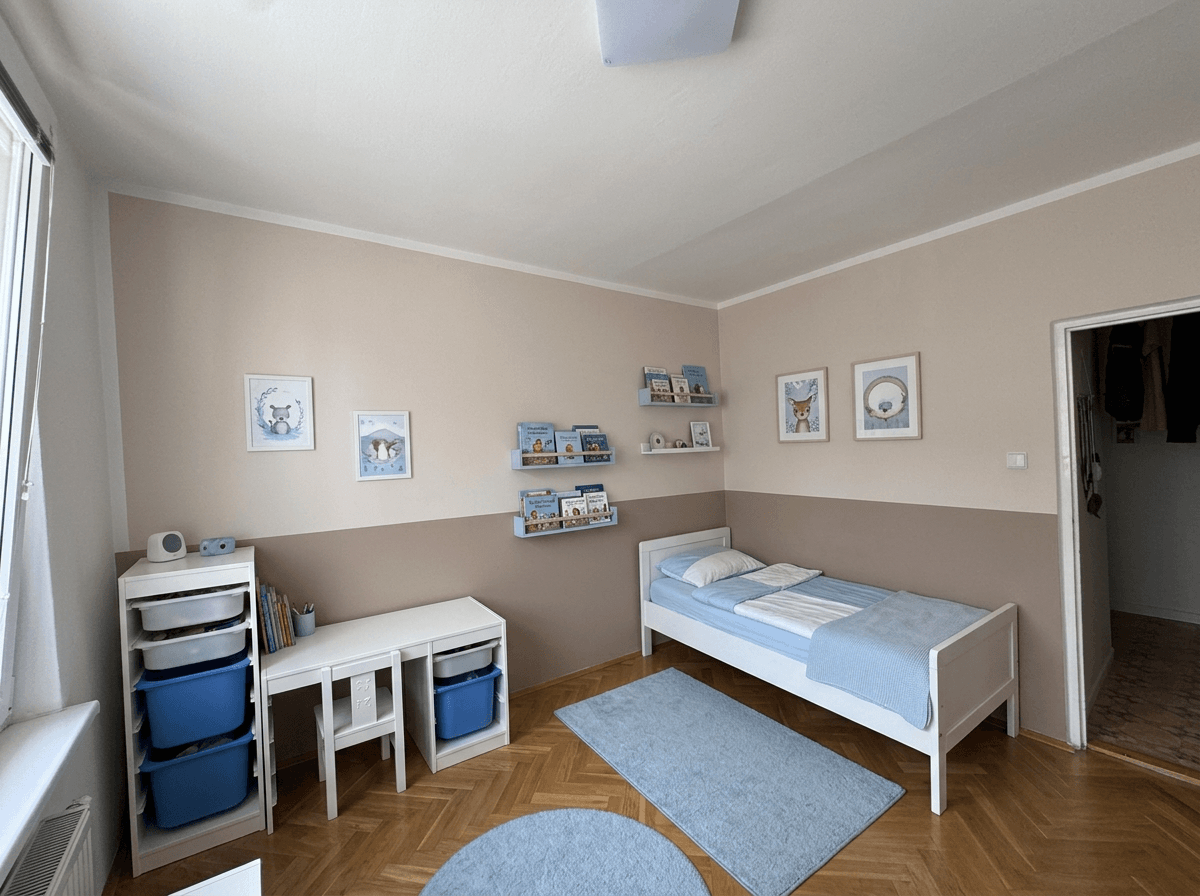 Interior design in Minimalism style — Kids Room by GenRoom AI