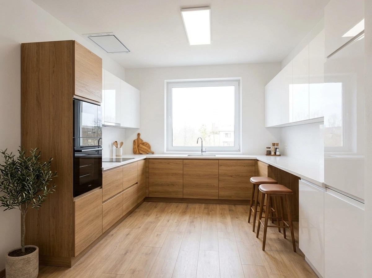 Minimalism Kitchen design — interior photo by GenRoom AI