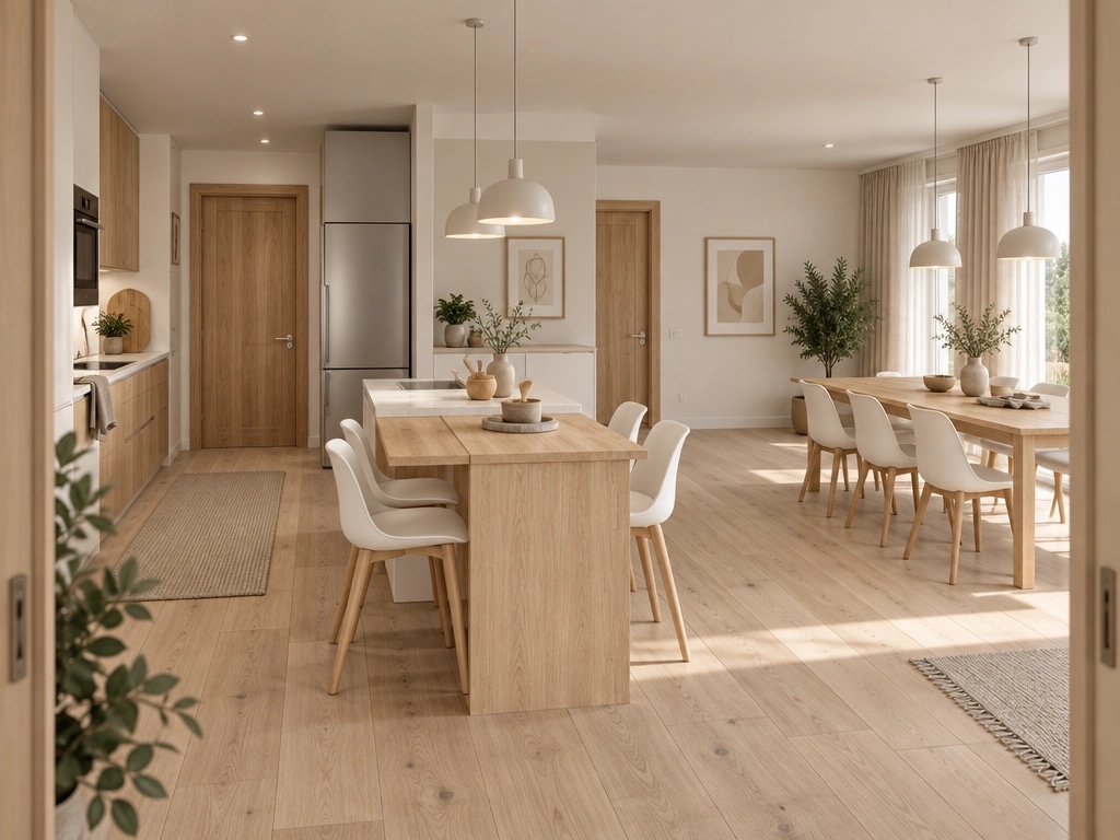 Interior design in Scandinavian style — Living Room by GenRoom AI