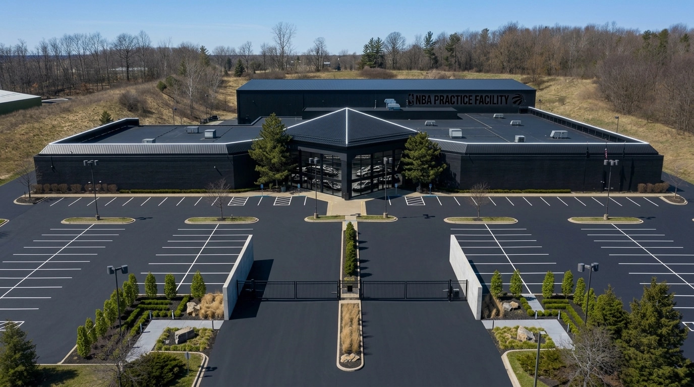 Facade design in Blacktec Facade style — Facade by GenRoom AI