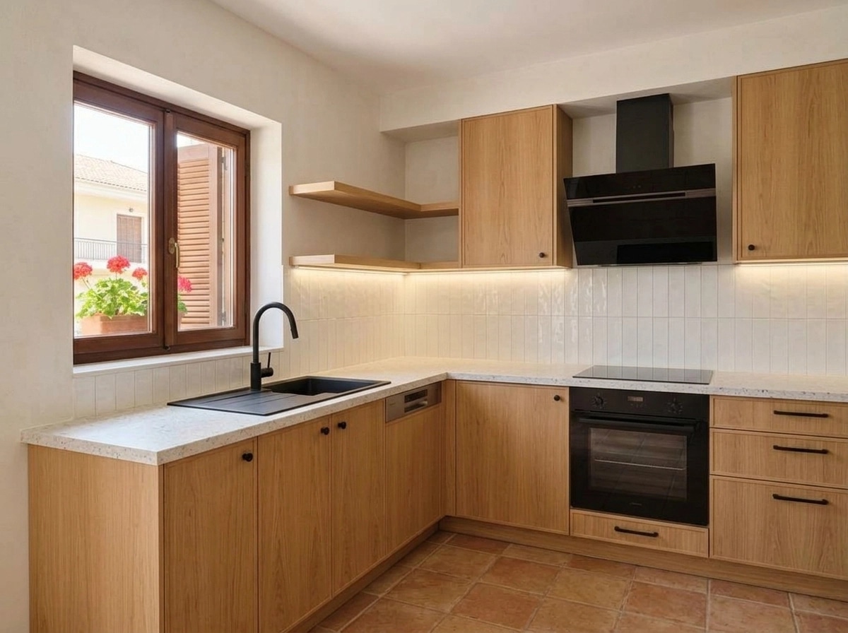 Contemporary Kitchen design — interior photo by GenRoom AI