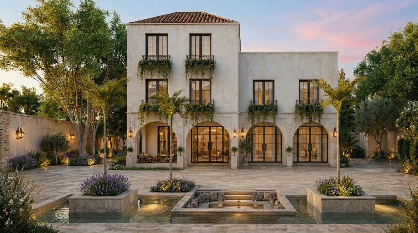Facade design in Mediterranean Facade style — Facade by GenRoom AI