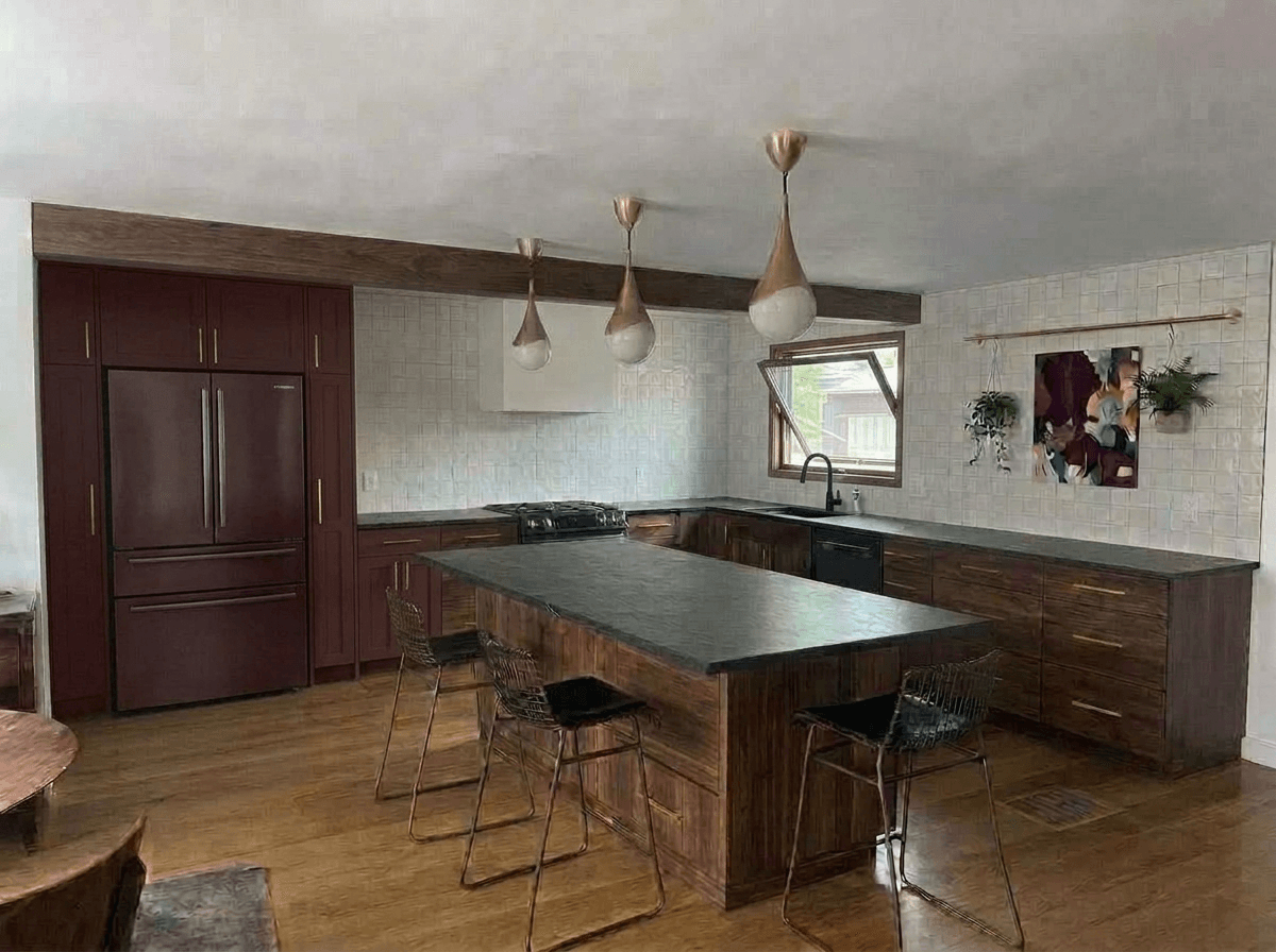 Kitchen interior in no_style style — photo by GenRoom AI