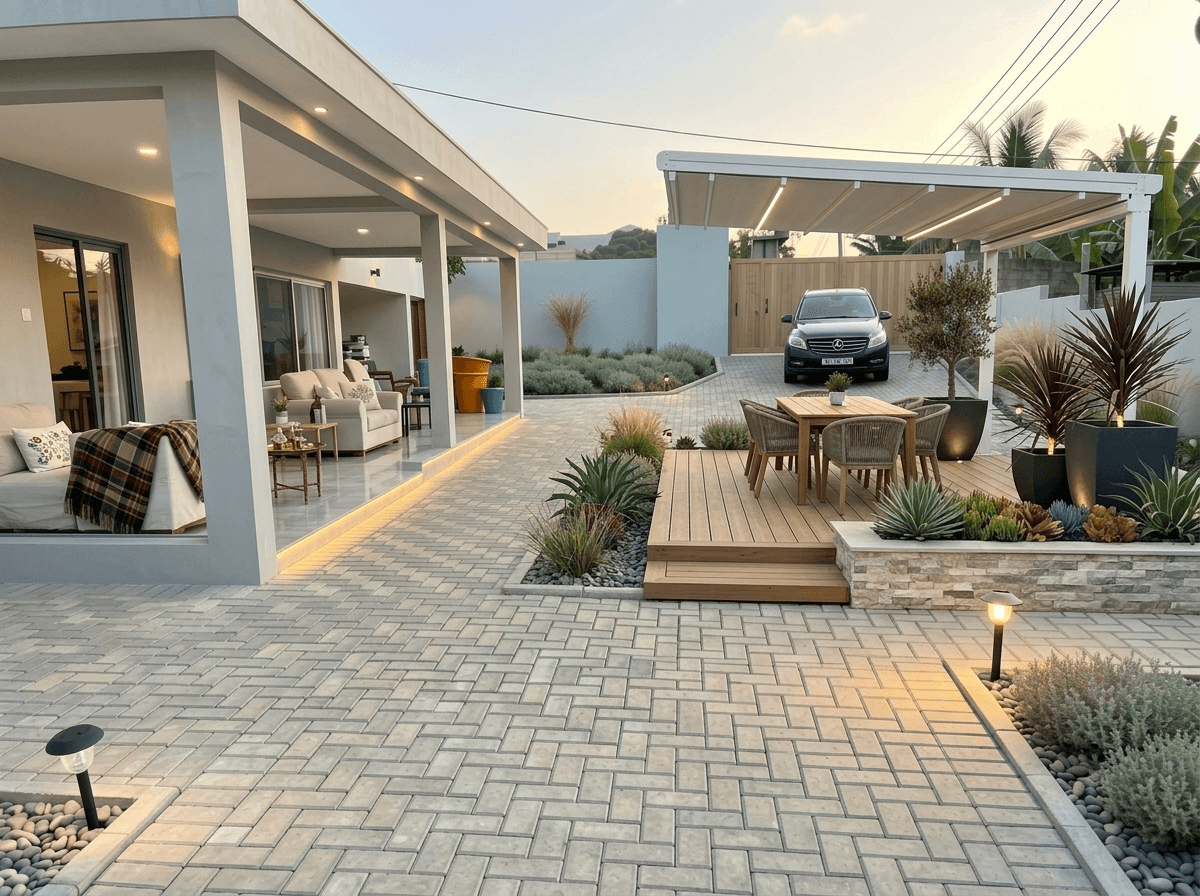 Yard design in no_style style — photo by GenRoom AI
