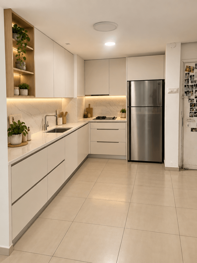 Kitchen interior in no_style style — photo by GenRoom AI