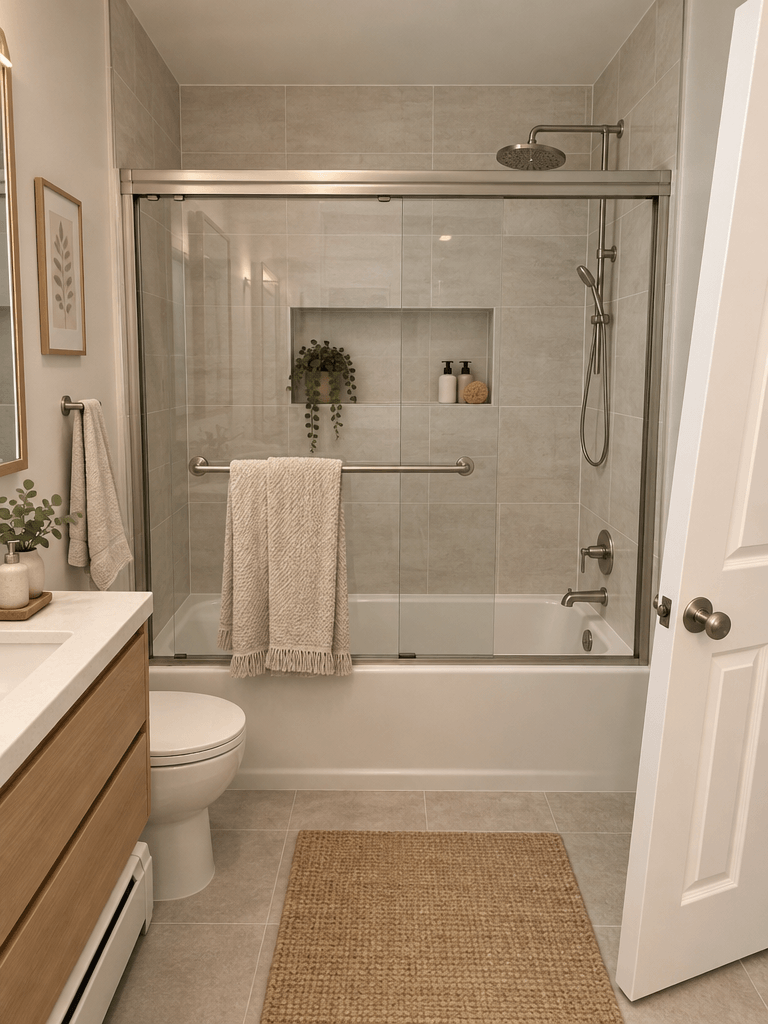 Interior design in Scandinavian style — Bathroom by GenRoom AI
