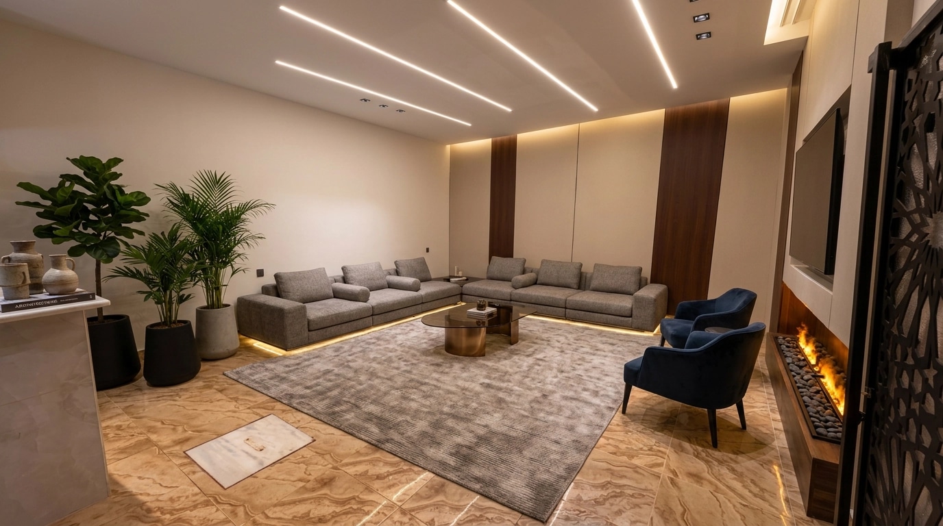 Interior design in Contemporary style — Living Room by GenRoom AI