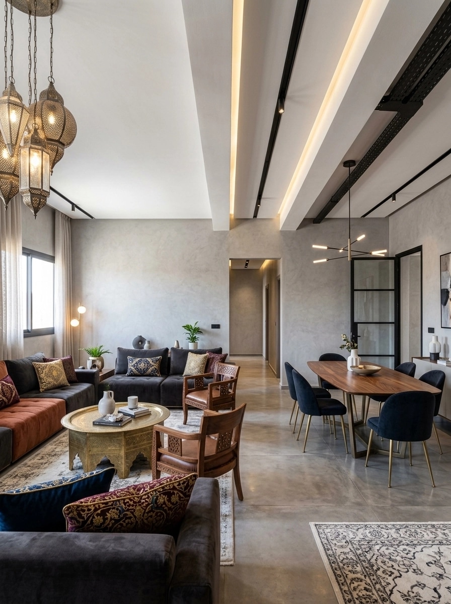 Interior design in Contemporary style — Living Room by GenRoom AI