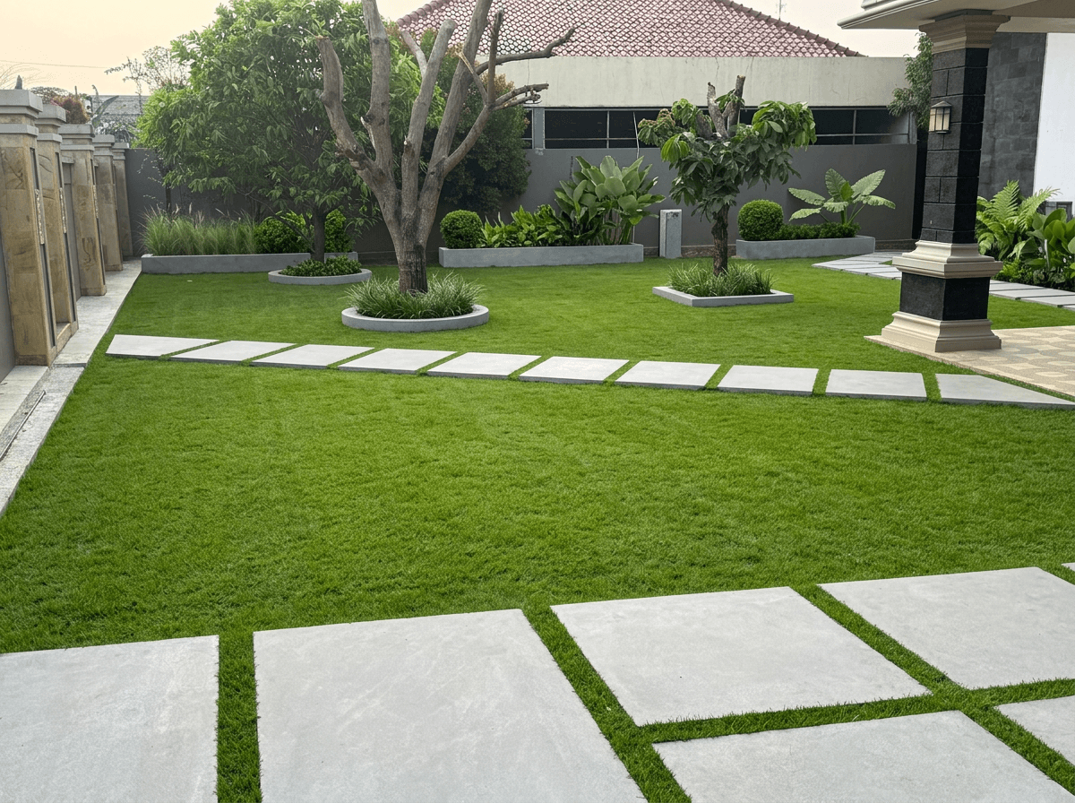 Landscape design in Minimalist Yard style — Yard by GenRoom AI