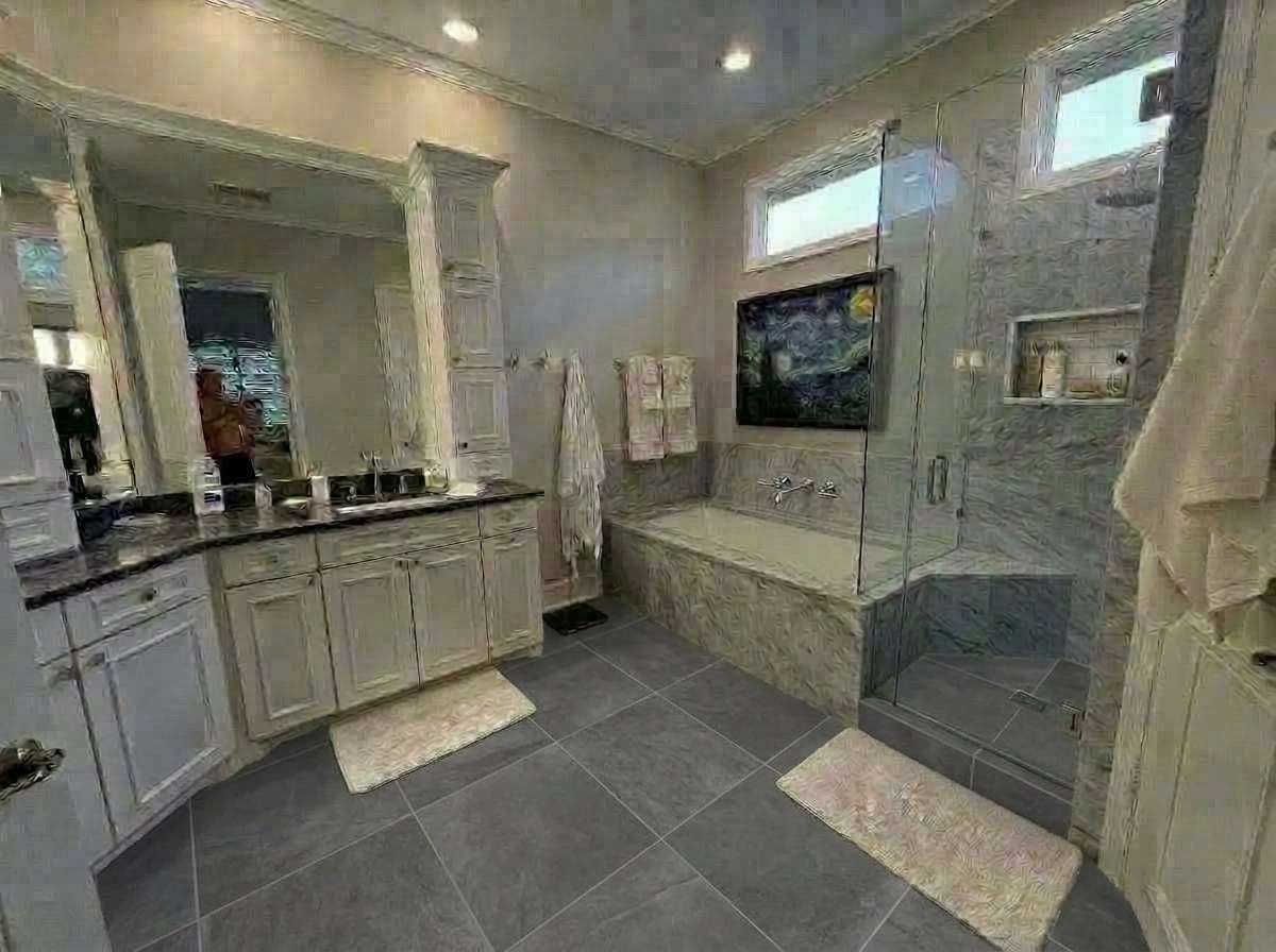 Bathroom interior in no_style style — photo by GenRoom AI