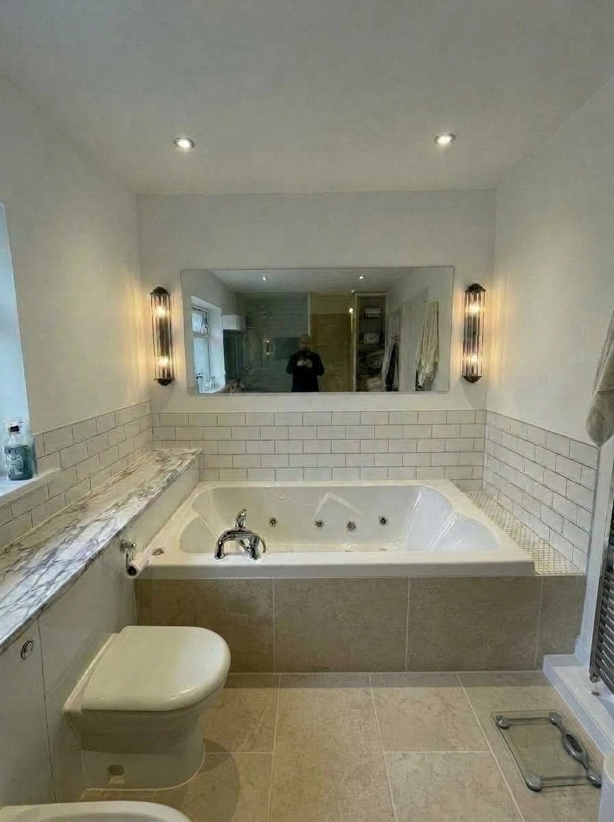 Bathroom interior in no_style style — photo by GenRoom AI