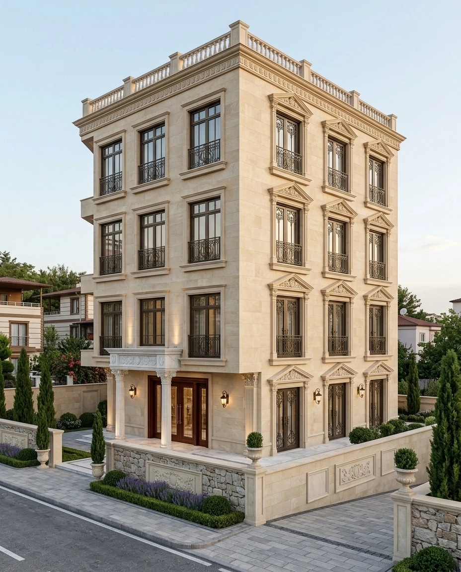 Classic Facade Facade design — facade photo by GenRoom AI