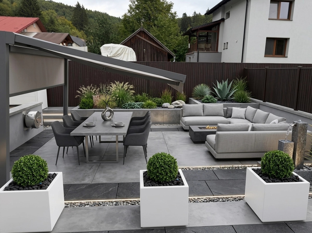 Contemporary Yard Yard design — yard photo by GenRoom AI