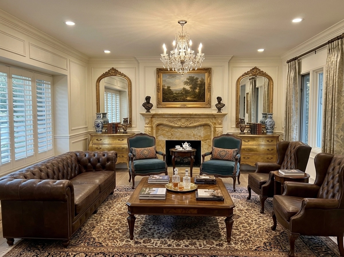 Interior design in Classic style — Living Room by GenRoom AI