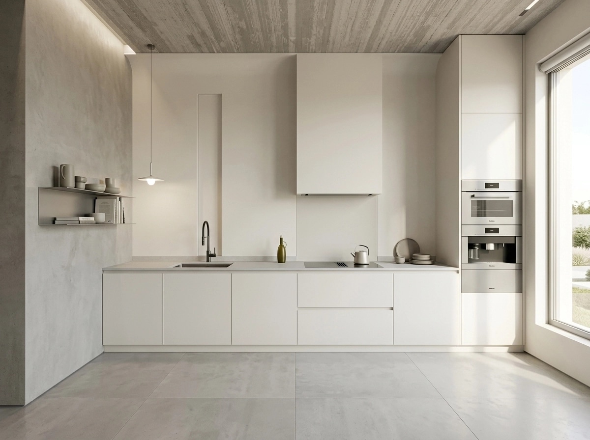 Minimalism Kitchen design — interior photo by GenRoom AI