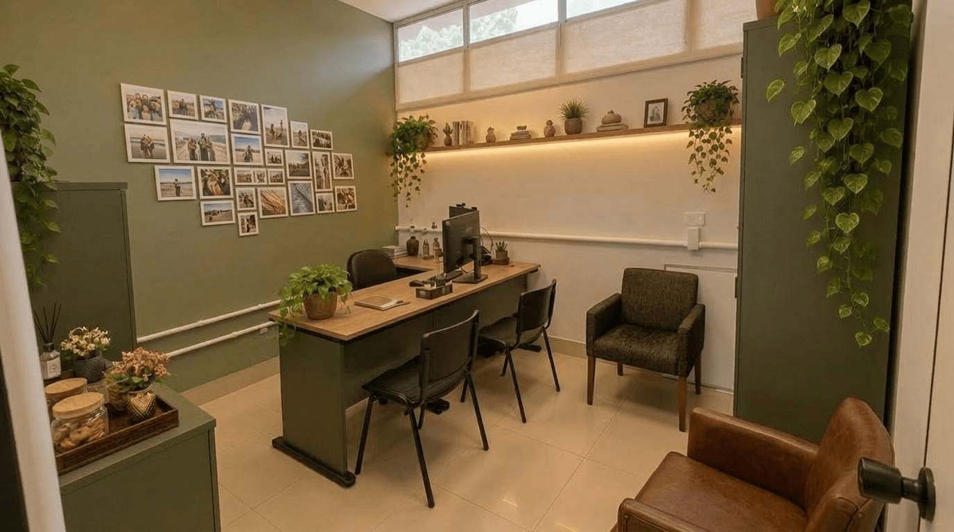 Office interior in no_style style — photo by GenRoom AI