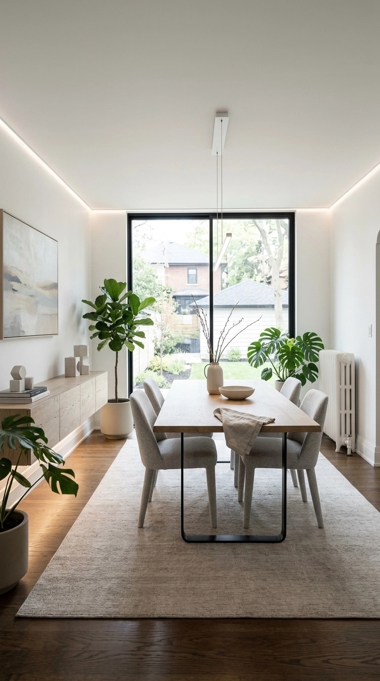 Interior design in Minimalism style — dining_room by GenRoom AI