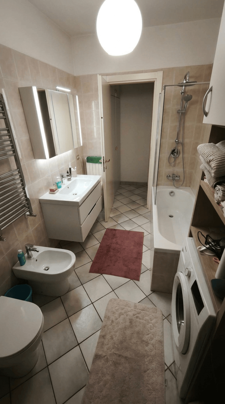 Bathroom interior in no_style style — photo by GenRoom AI