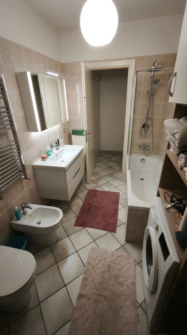 Bathroom interior in no_style style — photo by GenRoom AI