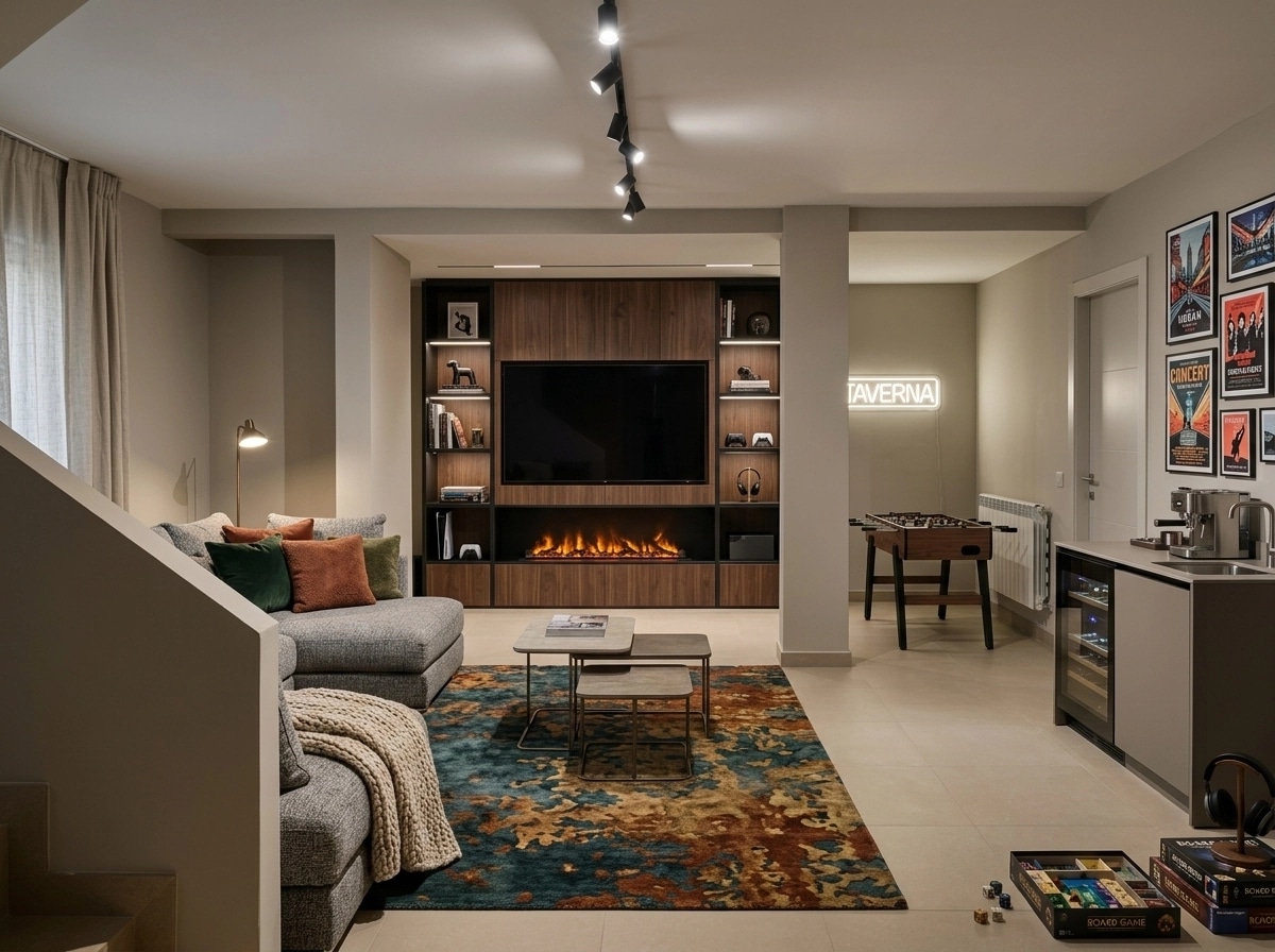 Interior design in Contemporary style — Living Room by GenRoom AI