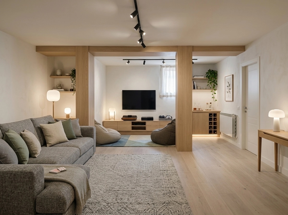 Scandinavian Living Room design — interior photo by GenRoom AI