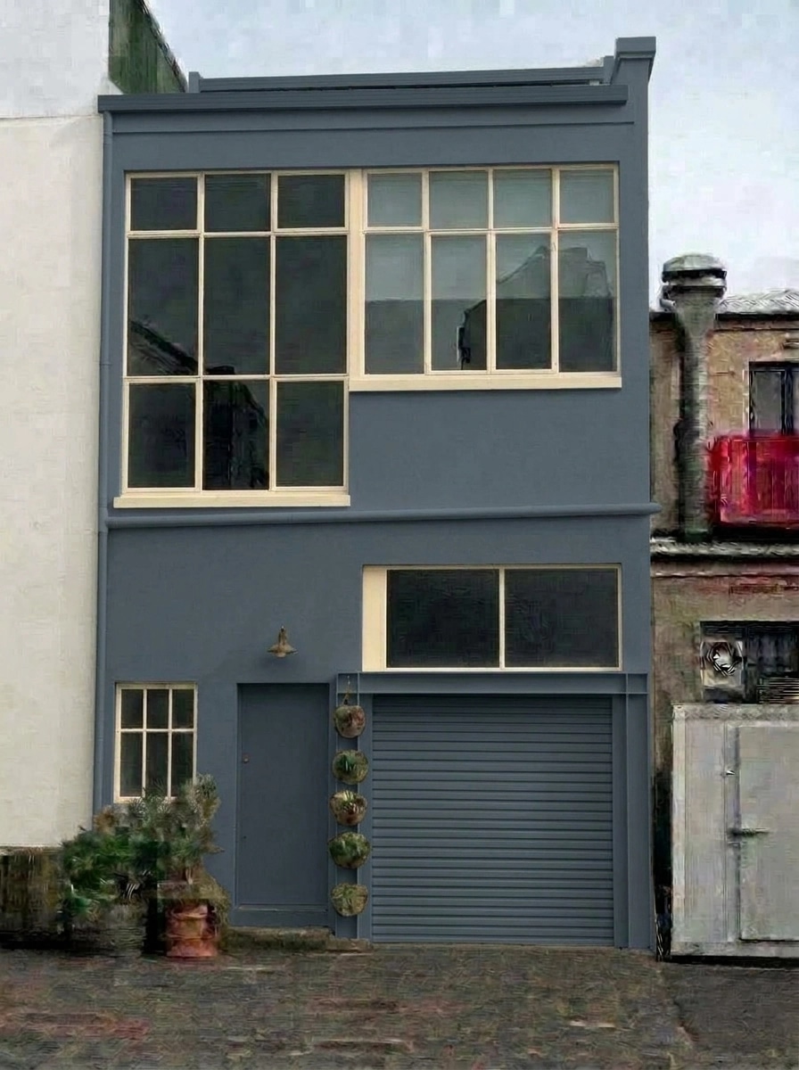 Facade design in Loft Facade style — Facade by GenRoom AI