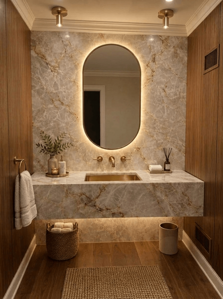 Bathroom interior in no_style style — photo by GenRoom AI