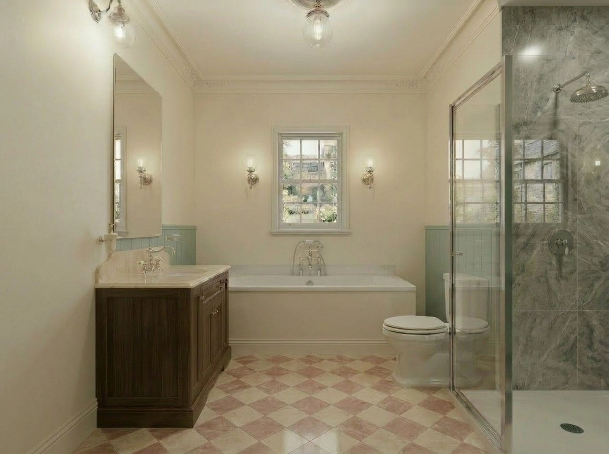 Bathroom interior in Classic style — photo by GenRoom AI